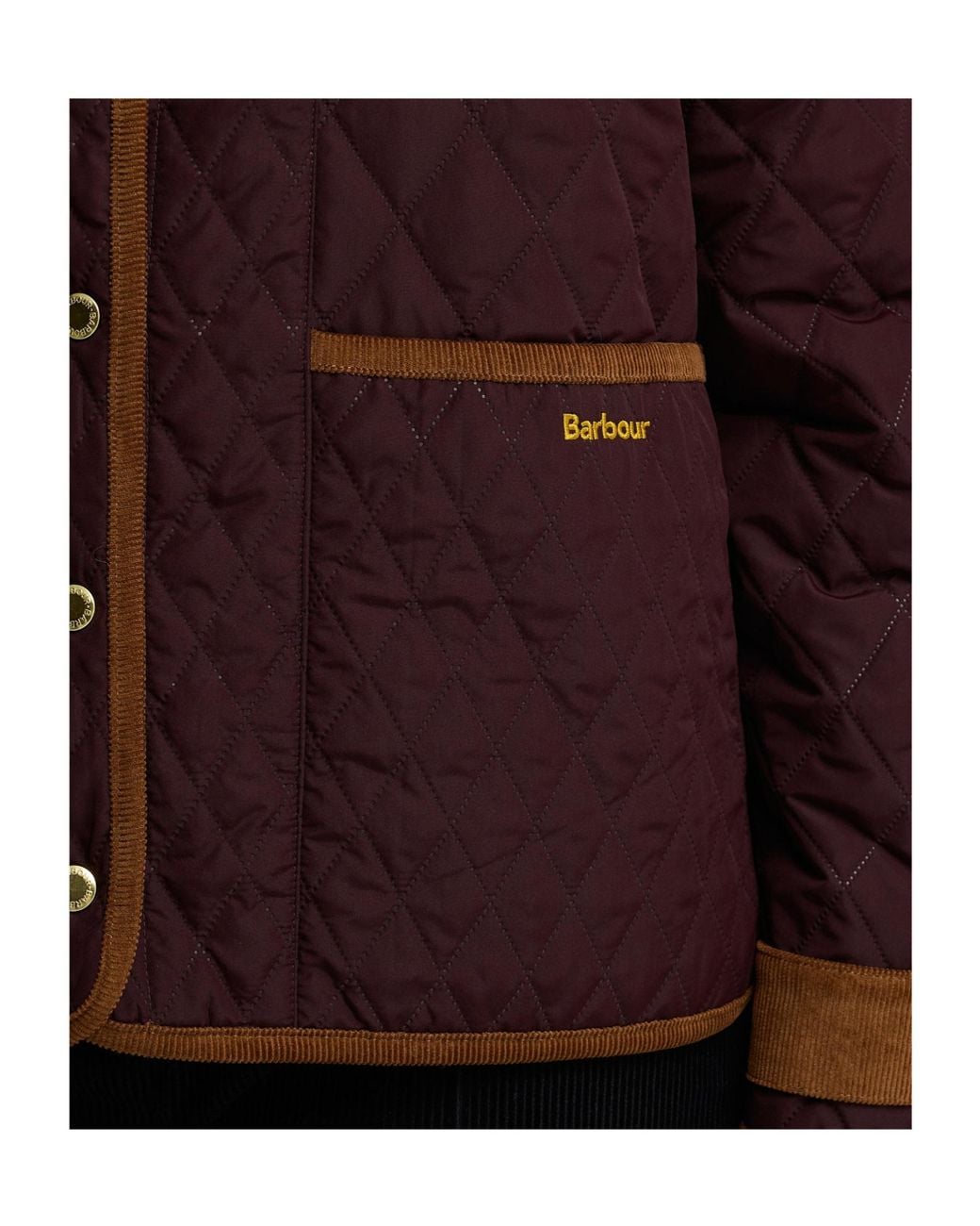 Barbour Purple Ainsdale Patchwork Quilted Jacket