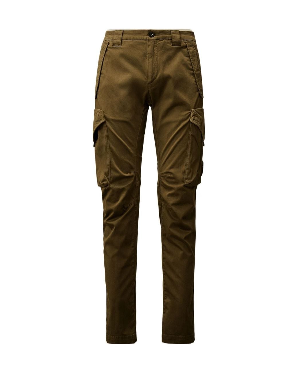 C P Company Green Belt Loop Track Pants for men