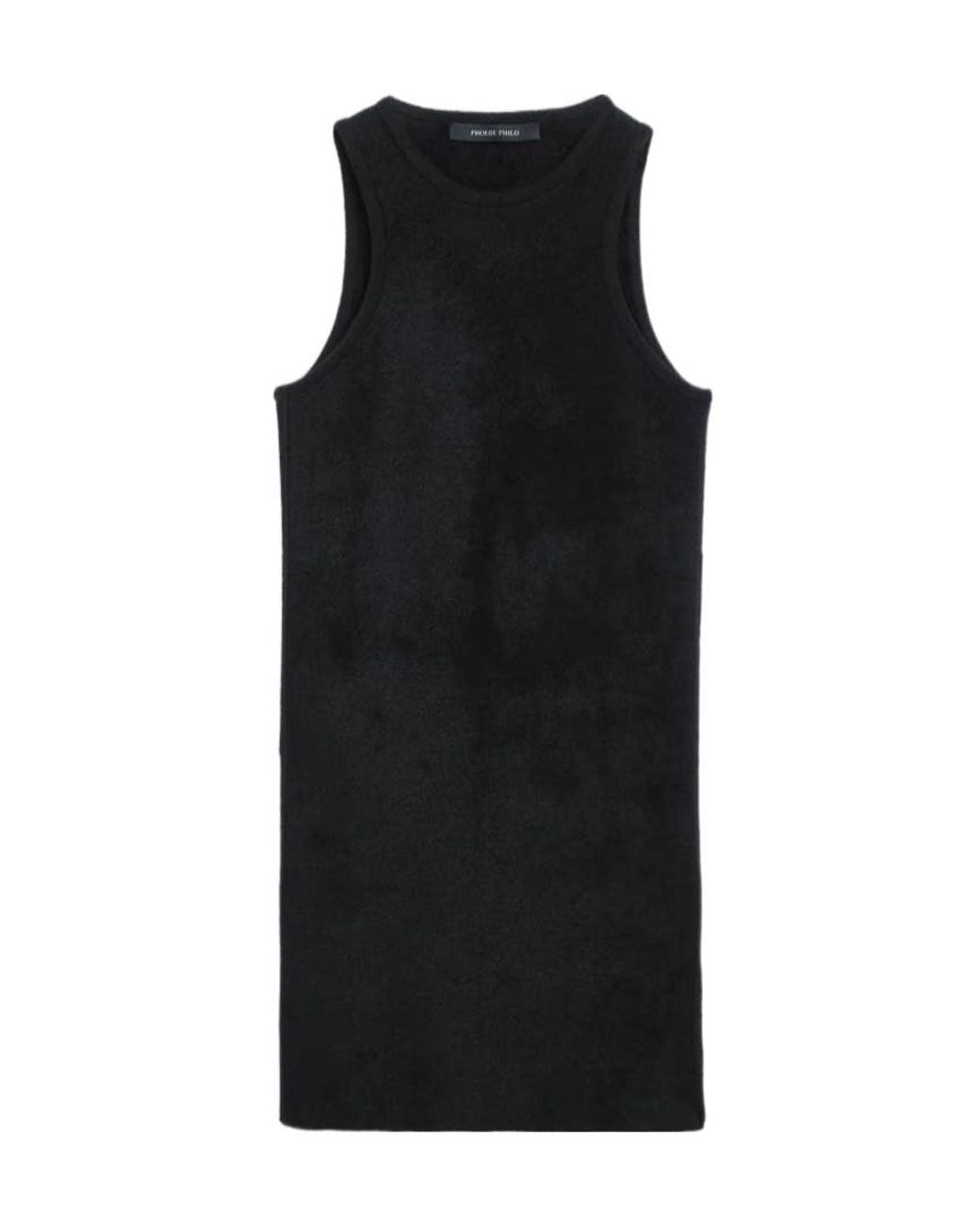 Phoebe Philo Black Crew Neck Sleeveless Vest