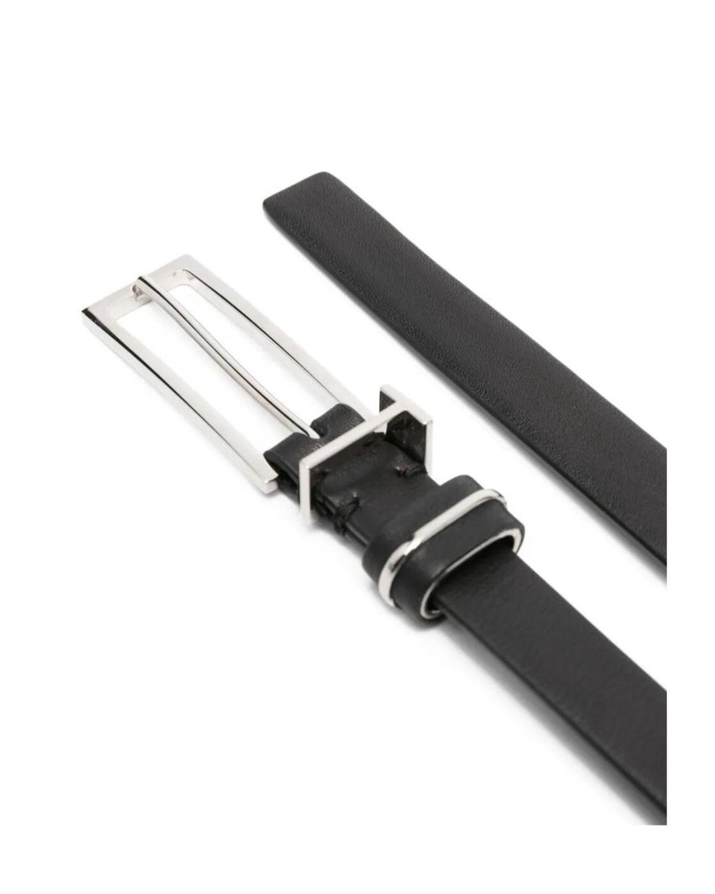 Tom Ford White Rectangular-Buckle Belt for men