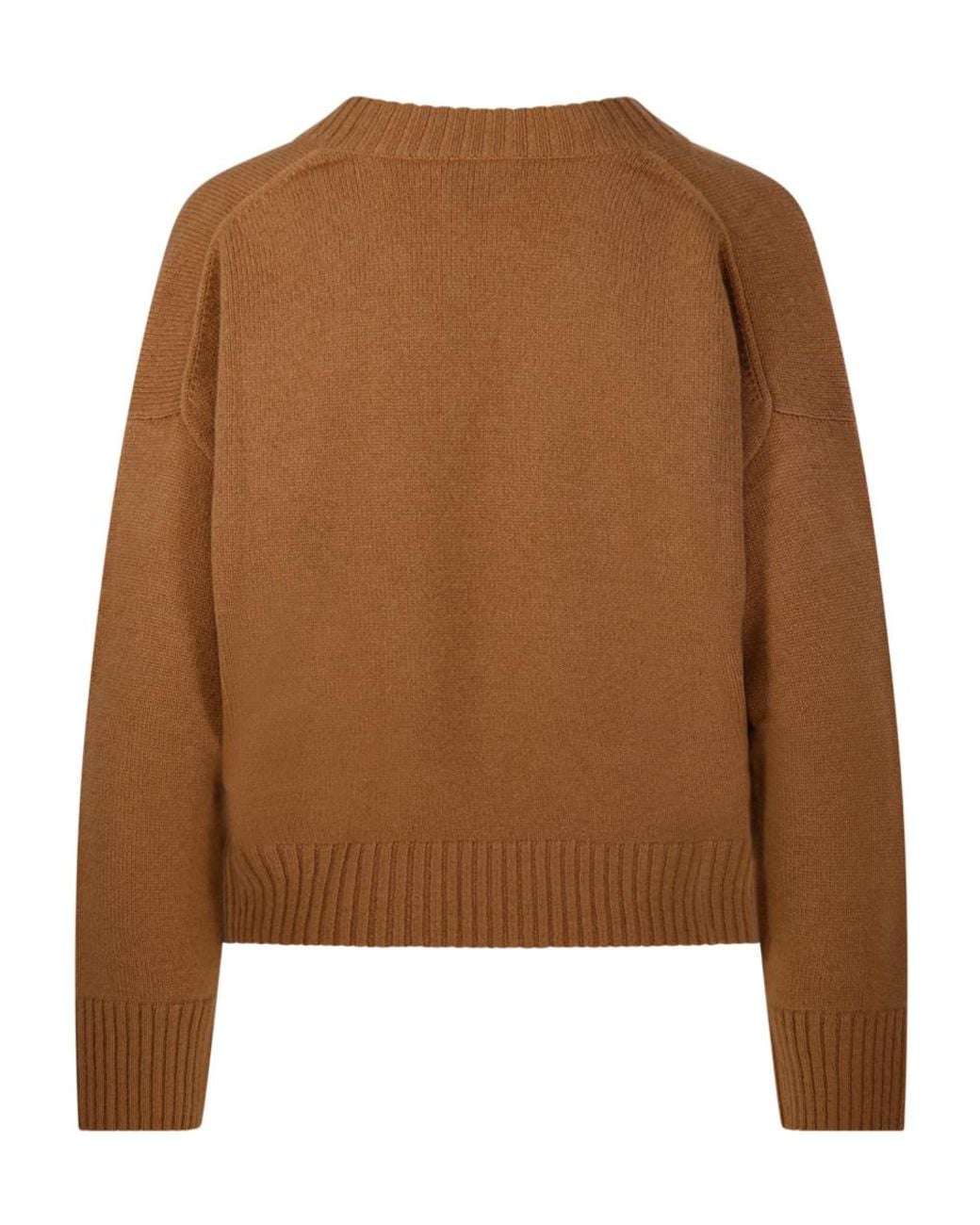 Be You Brown V-Neck Sweater