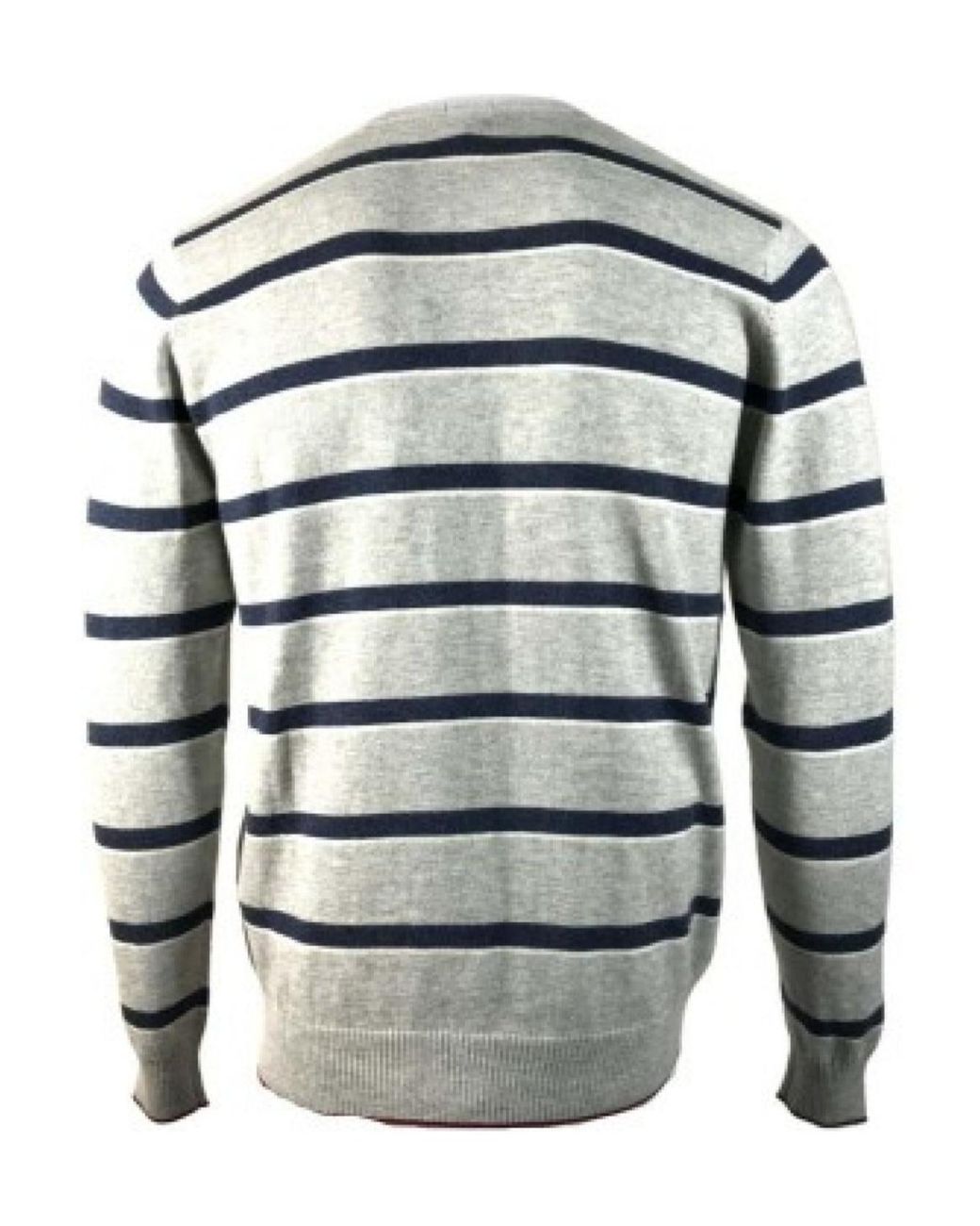 Armani Jeans Gray Round-Collar And Long-Sleeved Sweater for men