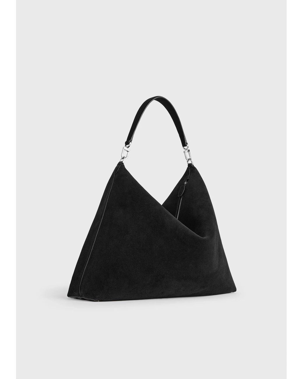 Totême Black Zipper Shoulder Bag