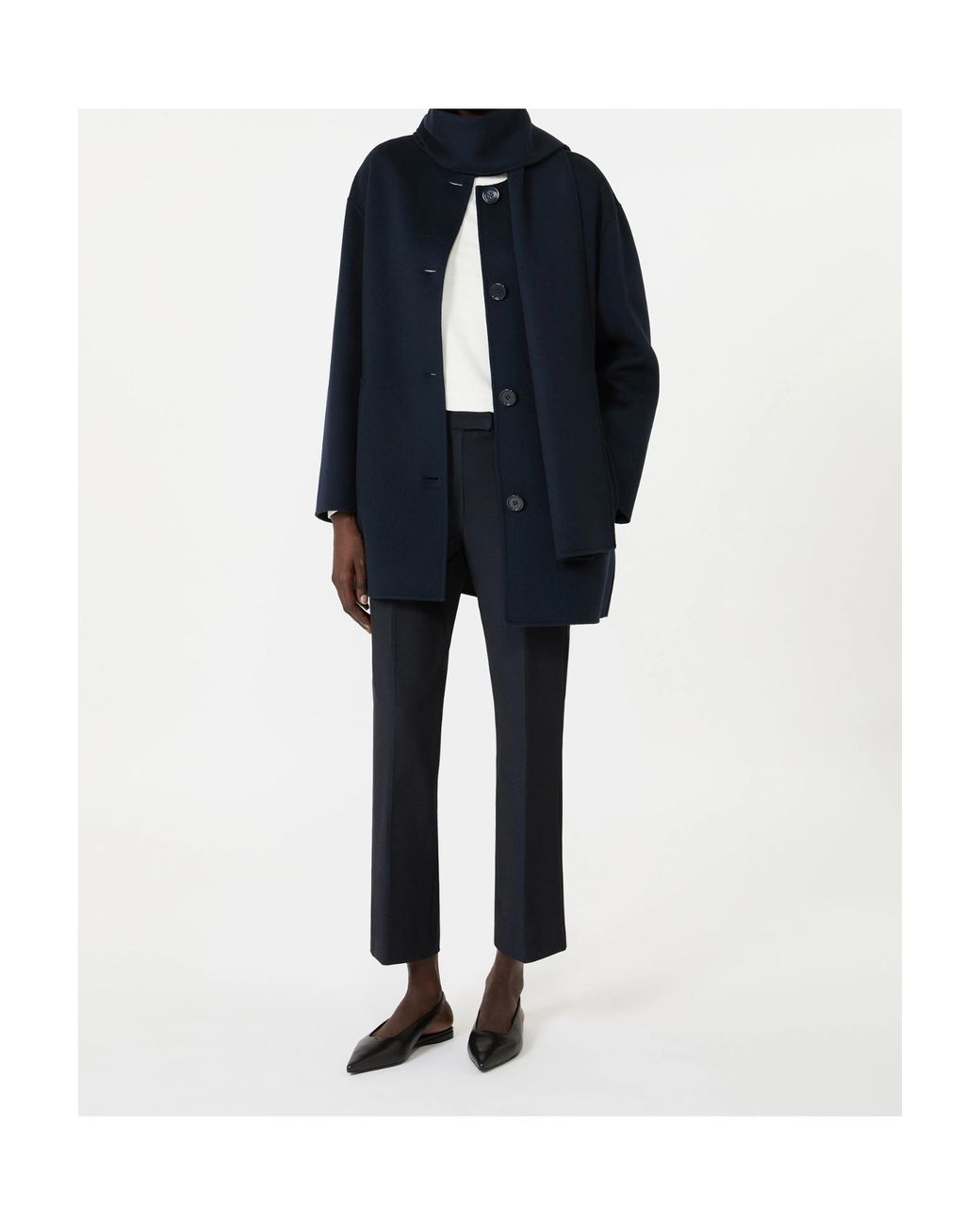 Max Mara Black 'S Umanita Straight-Leg Tailored Pants