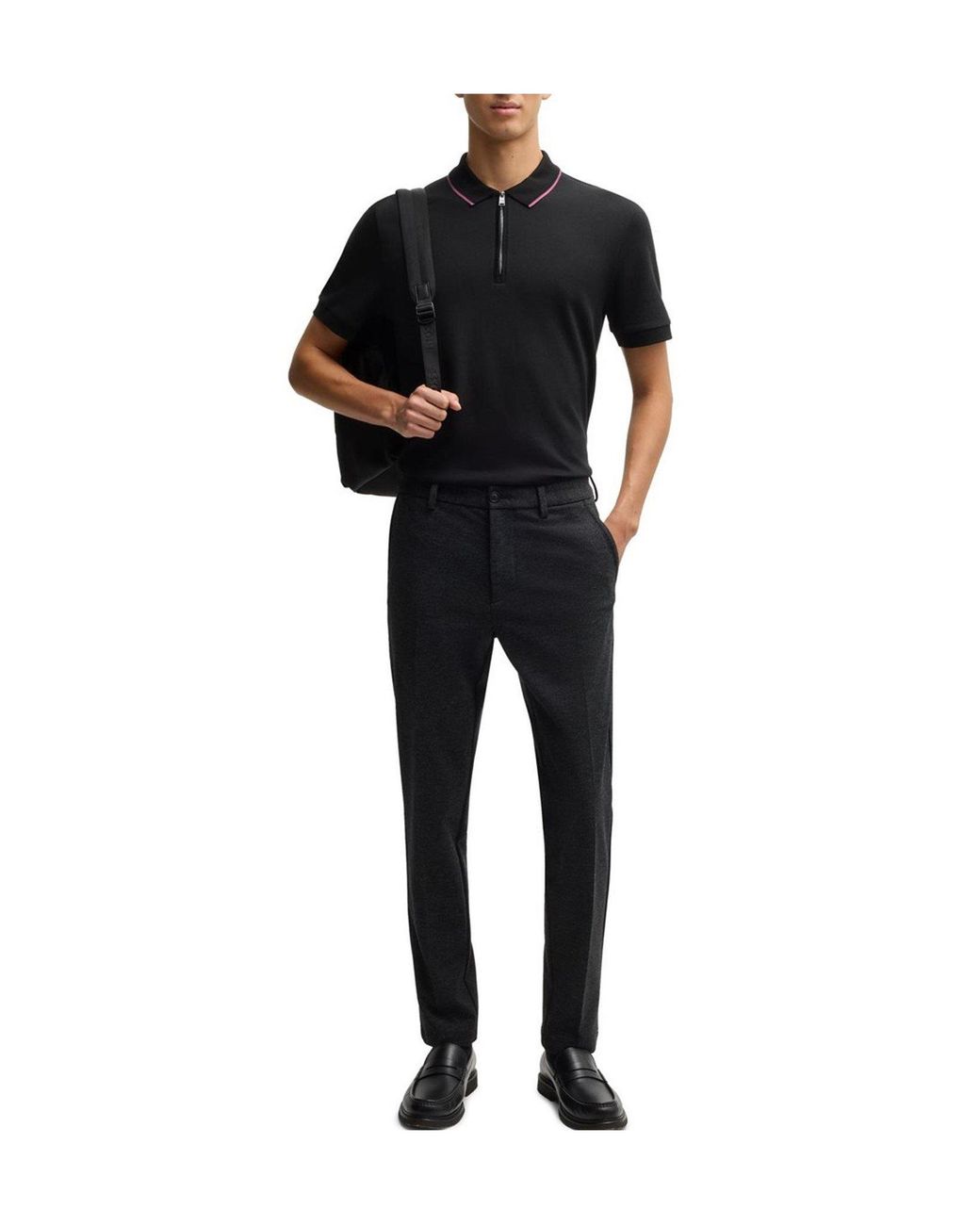 Boss Black Shortsleeve Polo Shirt for men