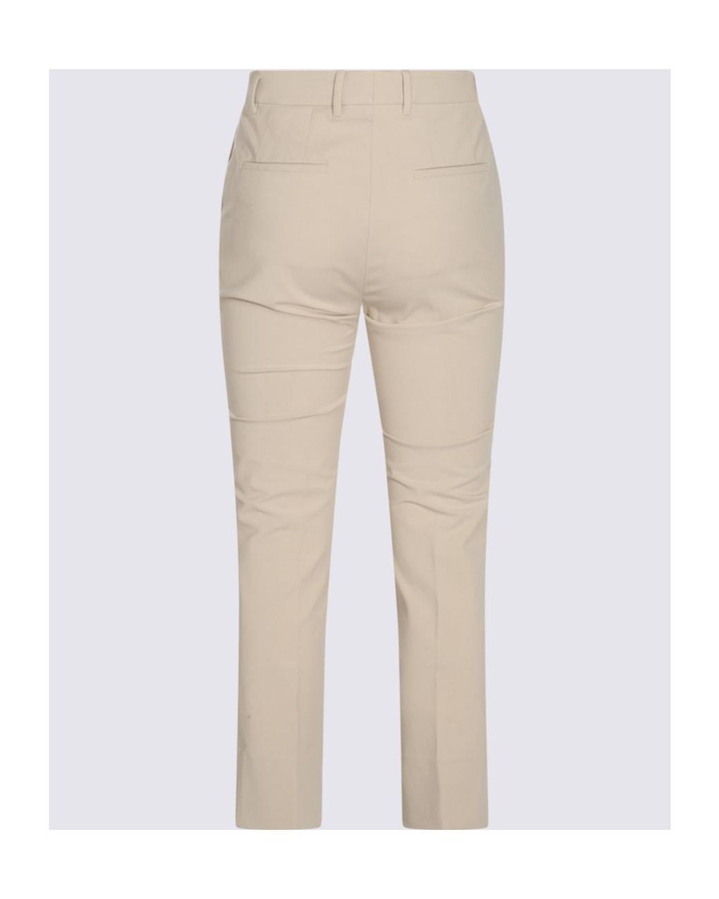 Incotex Natural Cropped Trousers