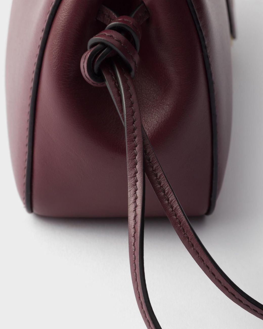 Prada Purple Carry Mini Leather Handbag