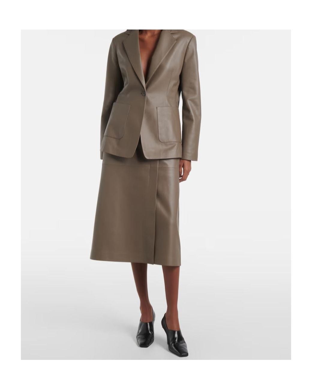Joseph Brown Midi Skirt