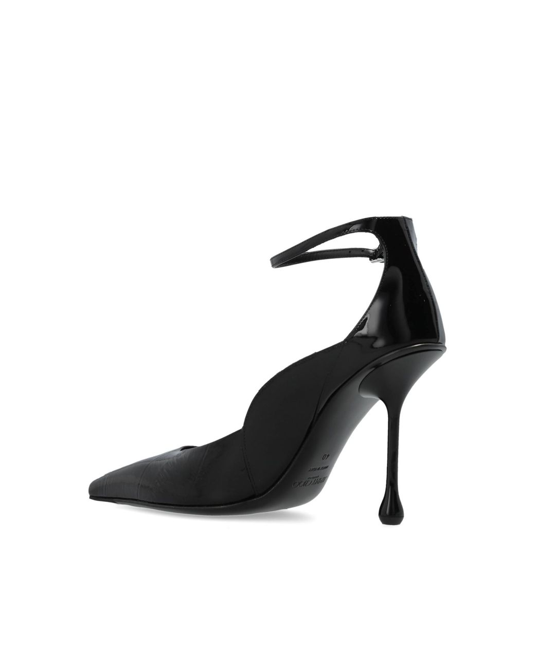 Jimmy Choo Black Quinci 95 Pumps