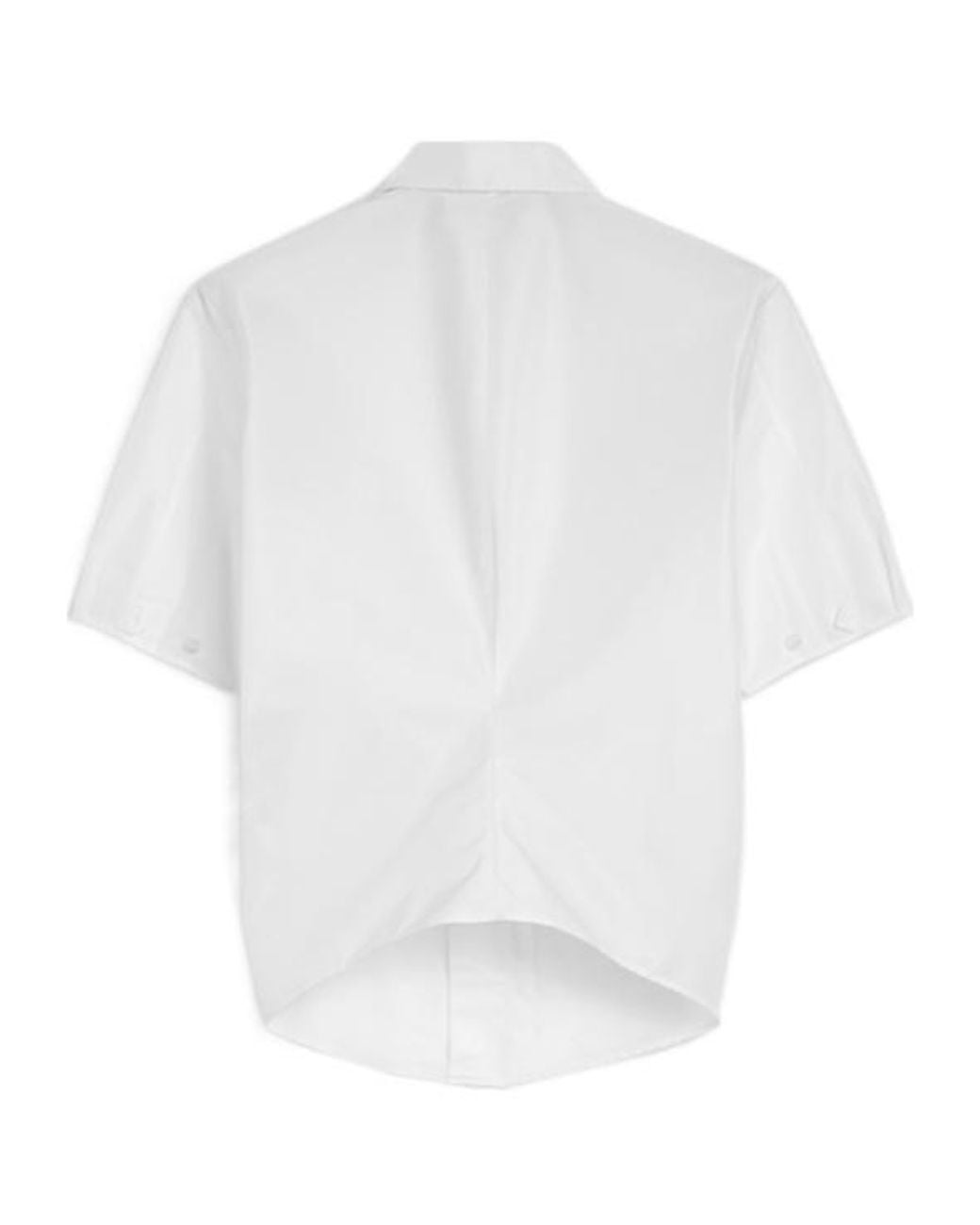Jil Sander White Technical Faille Shirt