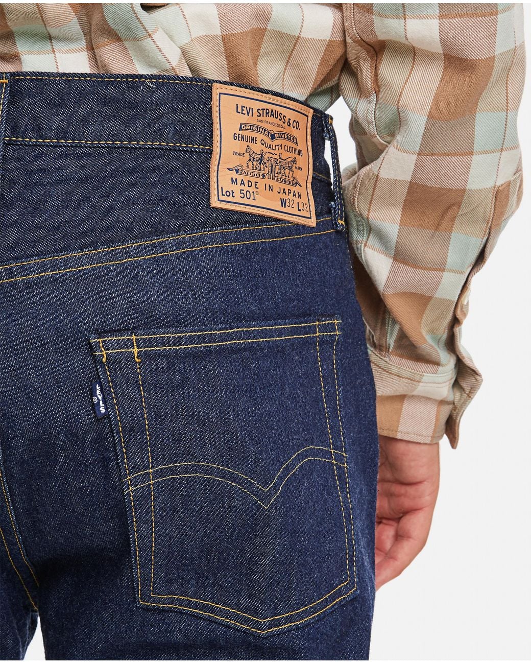 Levi's Blue 501 80S Straight-Leg Jeans for men