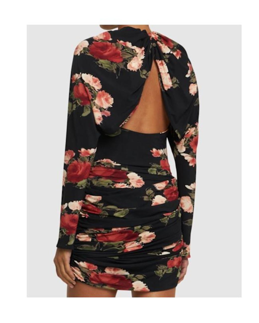 Magda Butrym Black Pattern Dress