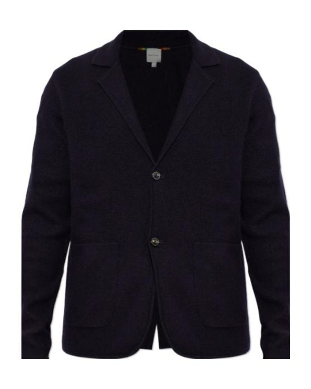 Paul Smith Blue Two-Button Knit Blazer for men