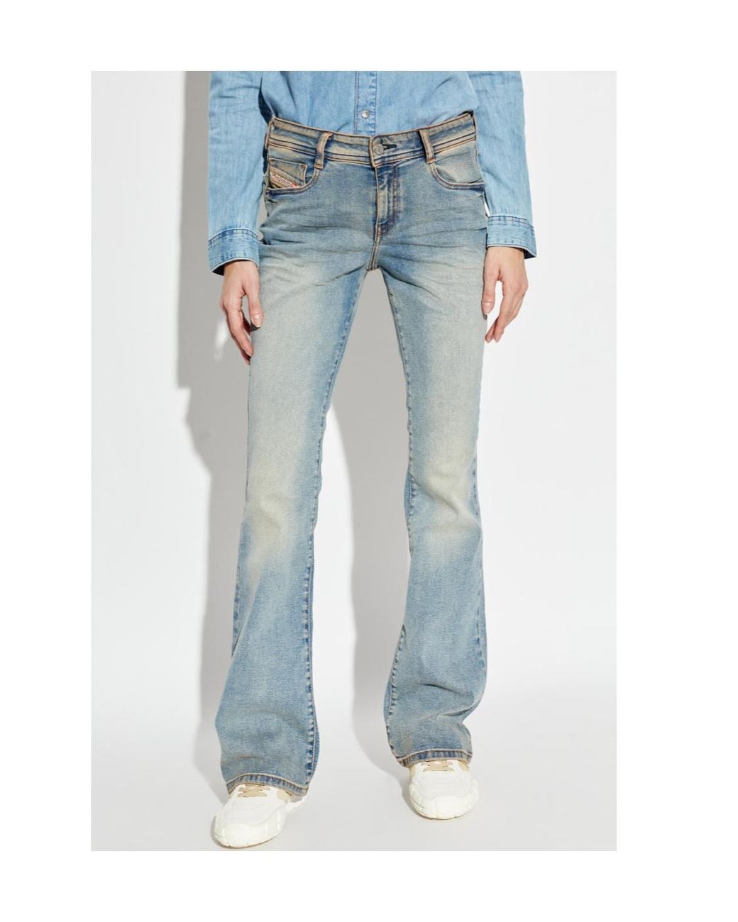 DIESEL Blue 1969-D-Ebbey Flared Jeans