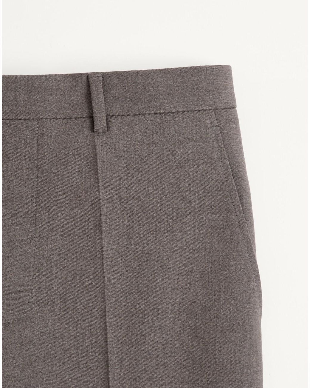 Valentino Gray Casual Trousers With Belt Loops for men