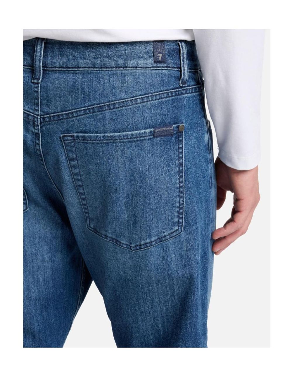 7 For All Mankind Blue Modern Straight for men