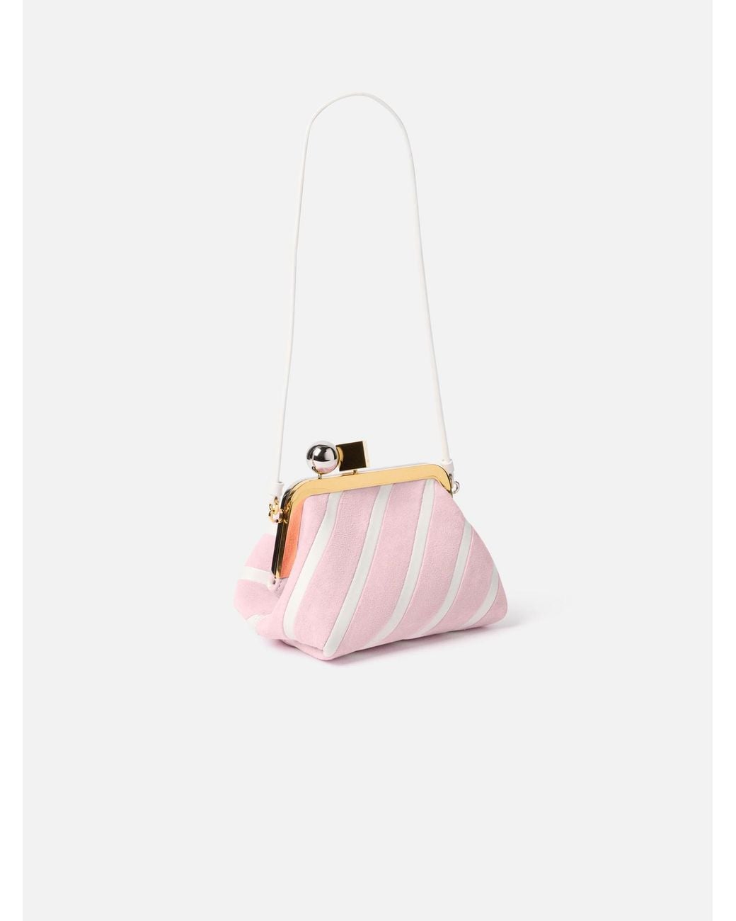 Jacquemus Pink Le Berlingot Frame Clutch Bag