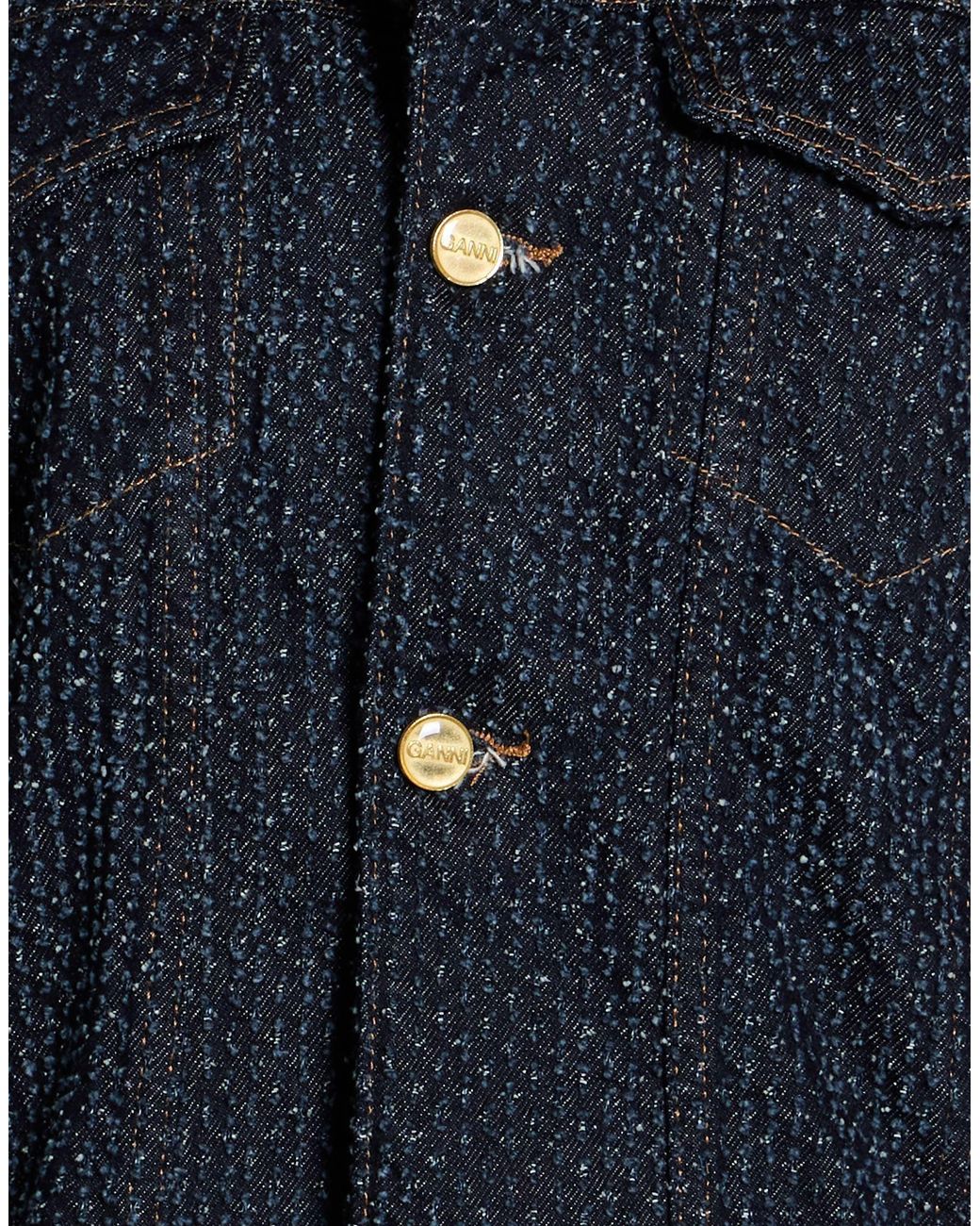 Ganni Blue Denim Jackets
