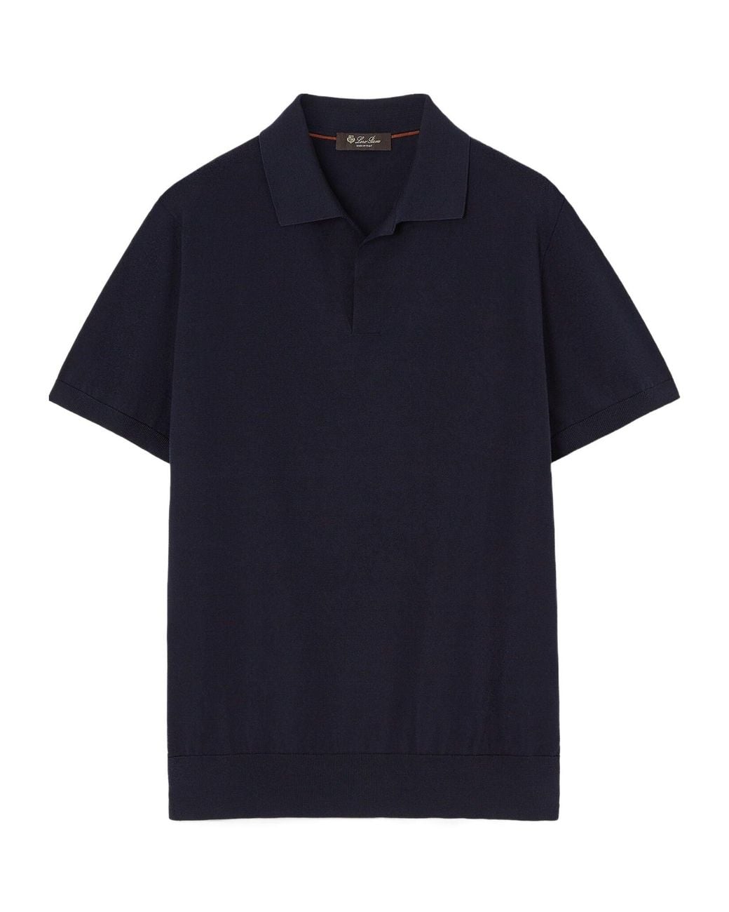 Loro Piana Blue Polo Shirt for men
