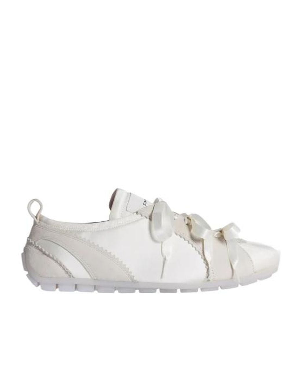 Simone Rocha White Ballerina Grip Lace-Up Sneakers