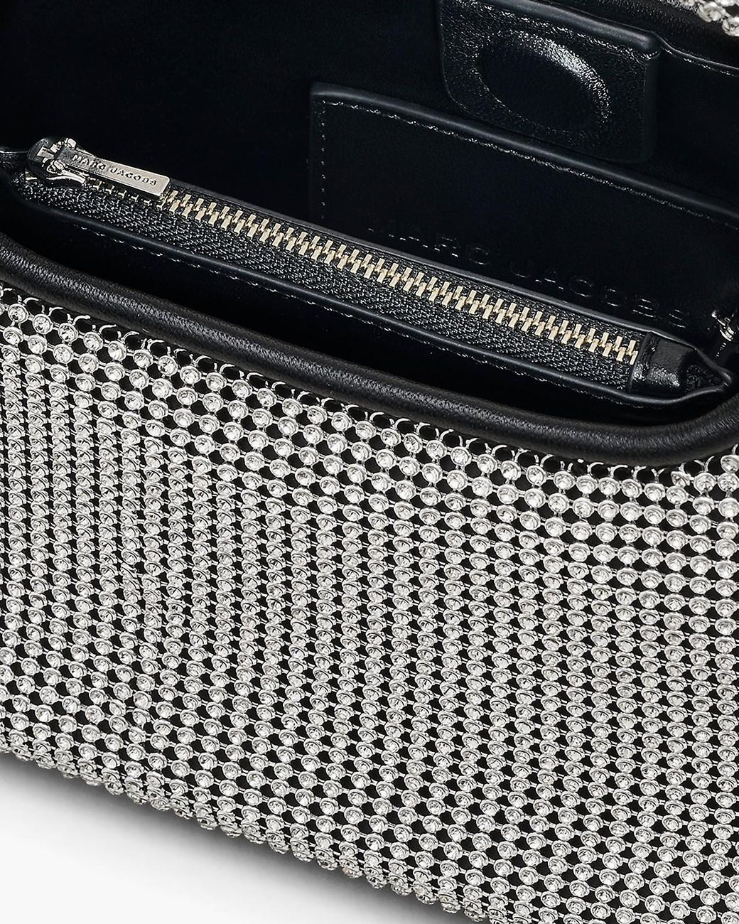 Marc Jacobs Black The Rhinestone Mini Sack Bag