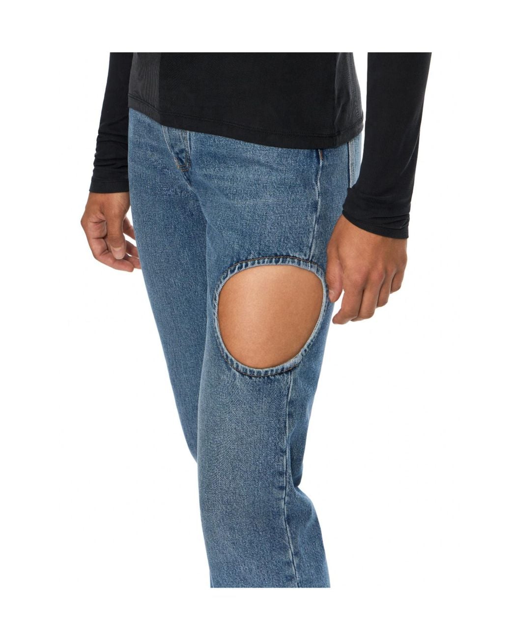 Off-White c/o Virgil Abloh Blue Meteor Denim Pants