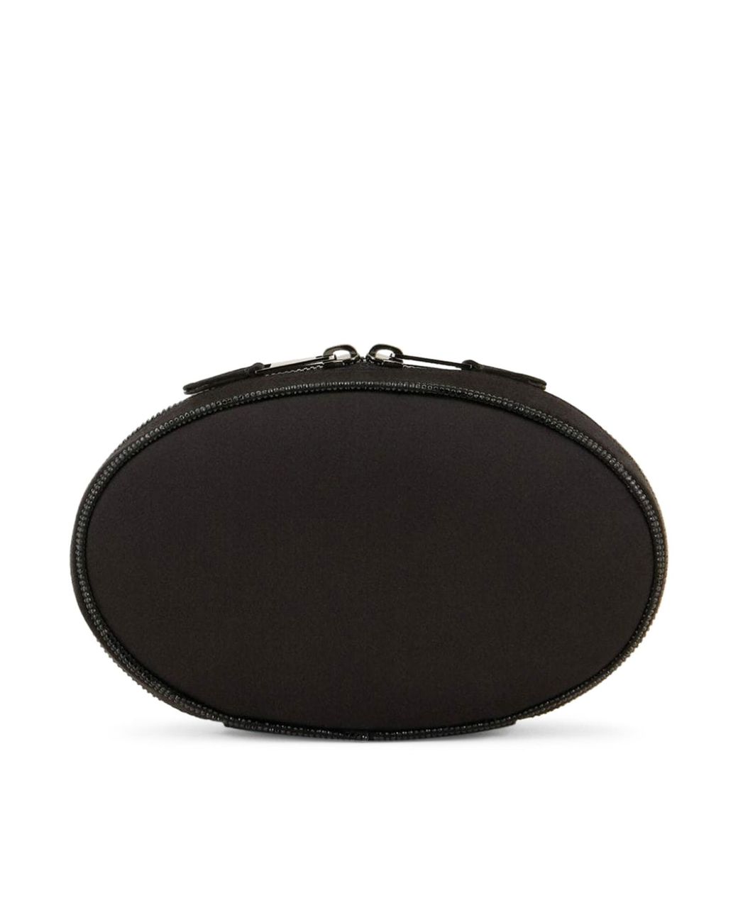 Giorgio Armani Black Chain-Link Clutch Bag