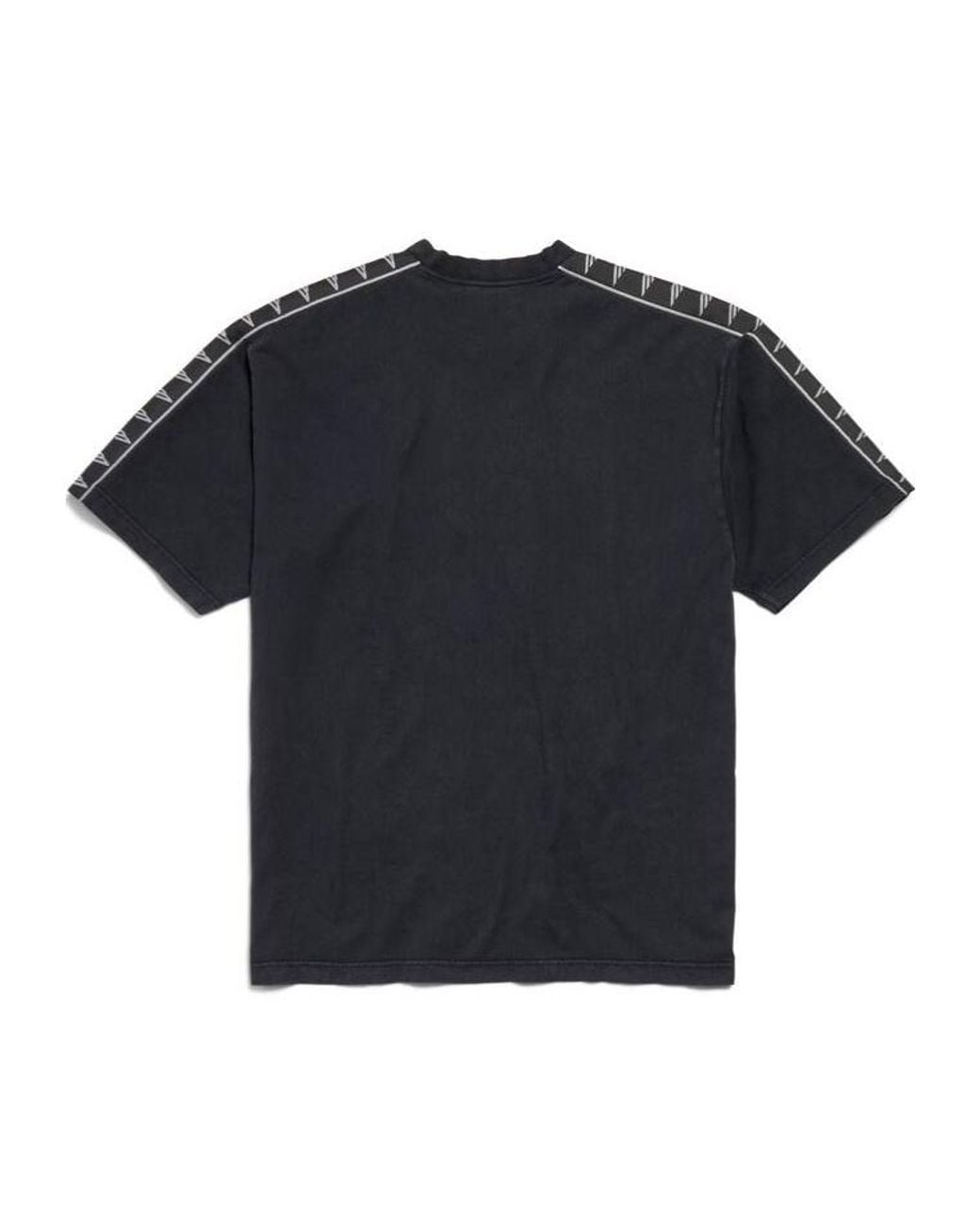 Balenciaga Black Oversized Fit T-Shirt for men