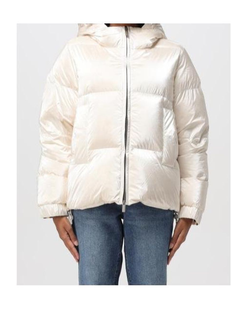 K-Way Natural Lethille Thermo Pearly Short Puffer Jacket