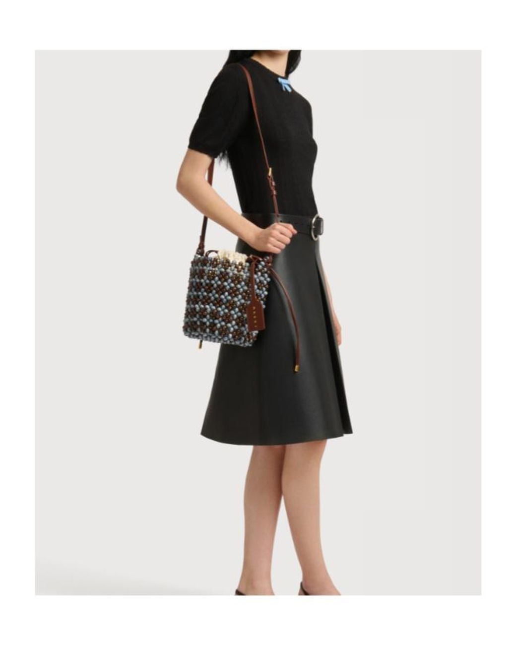 Marni Black Beads Bag