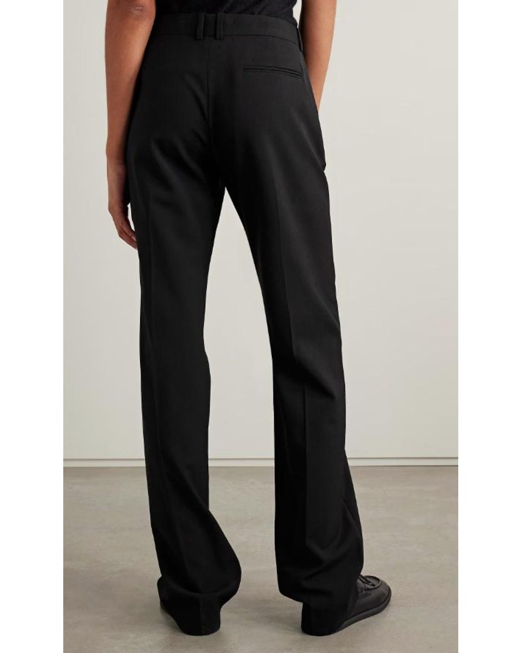 The Row Black Hiram Tailored Pants