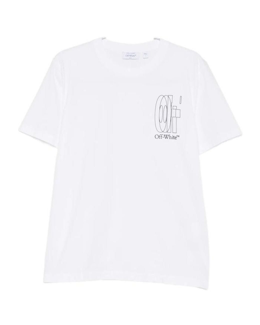 Off-White c/o Virgil Abloh White Big Double Arrow Crewneck T-Shirt for men