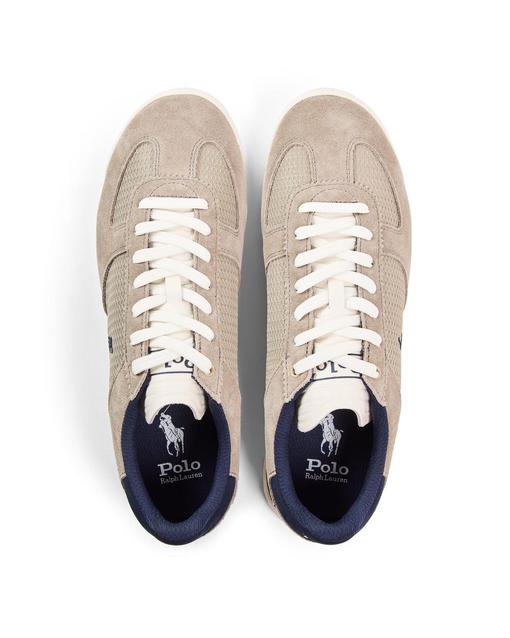 Polo Ralph Lauren White Low-Top Sports Shoes for men