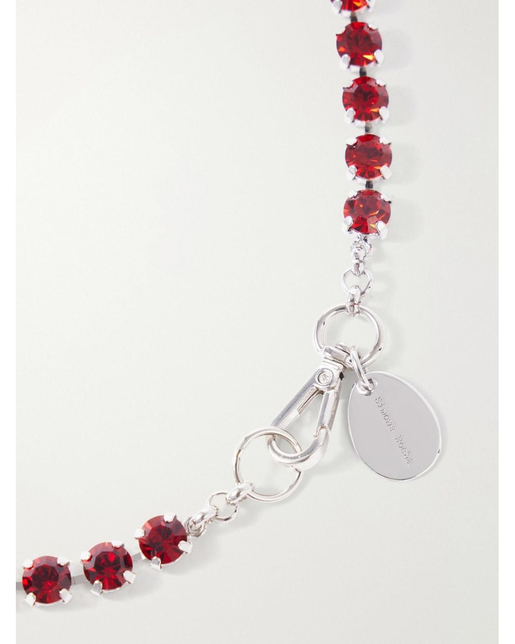 Simone Rocha Pink Tone Crystal Necklace