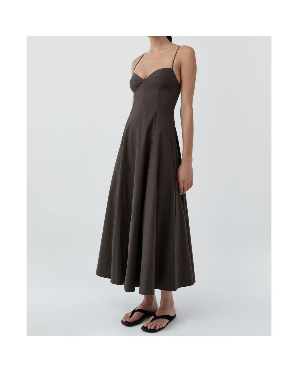 St. Agni Brown Cami ドレス