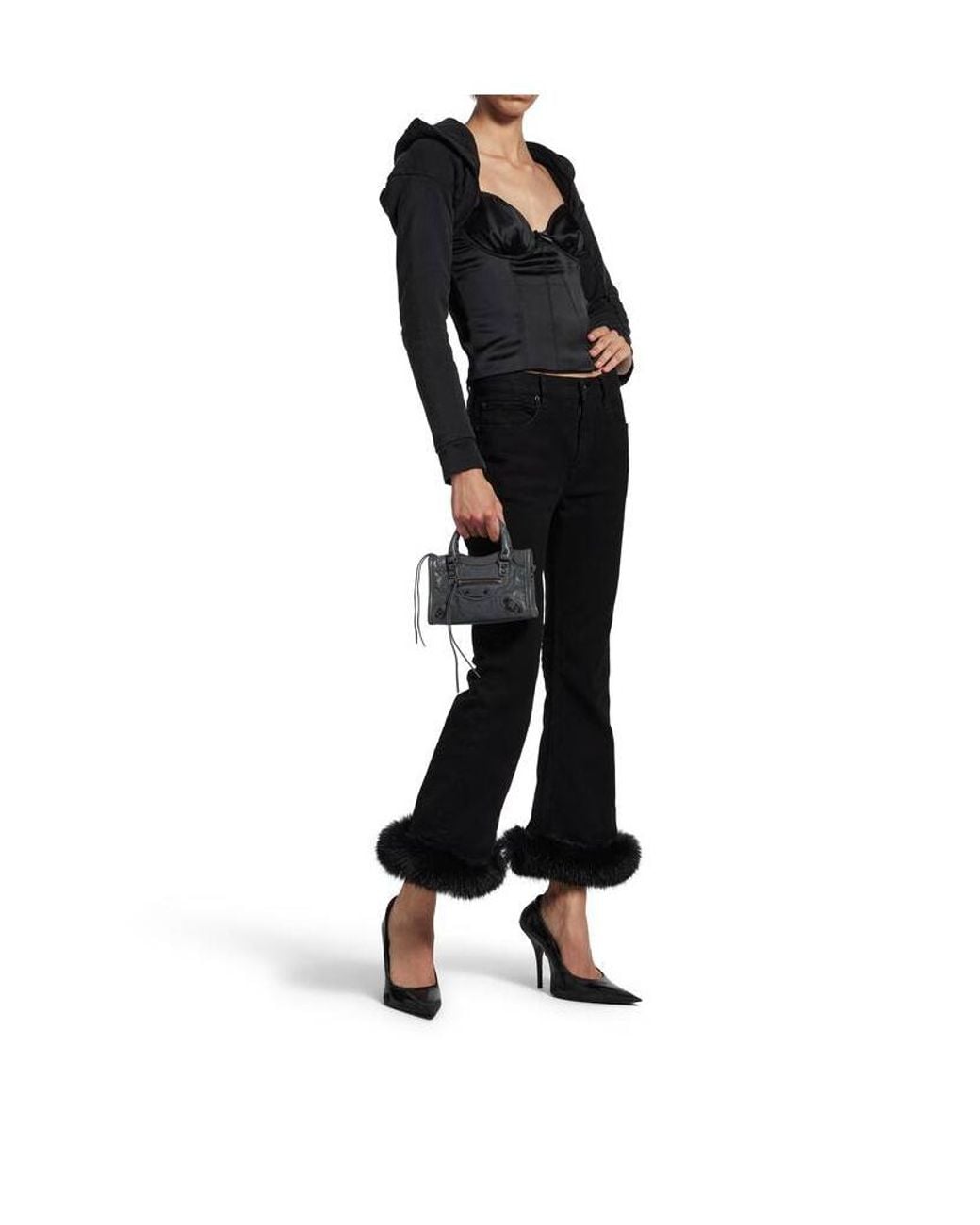 Balenciaga Black Le City Bag Nano