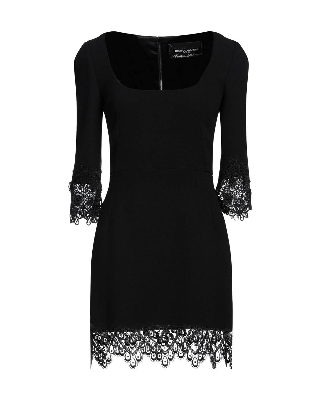 Dolce & Gabbana Black Solid Color Dress