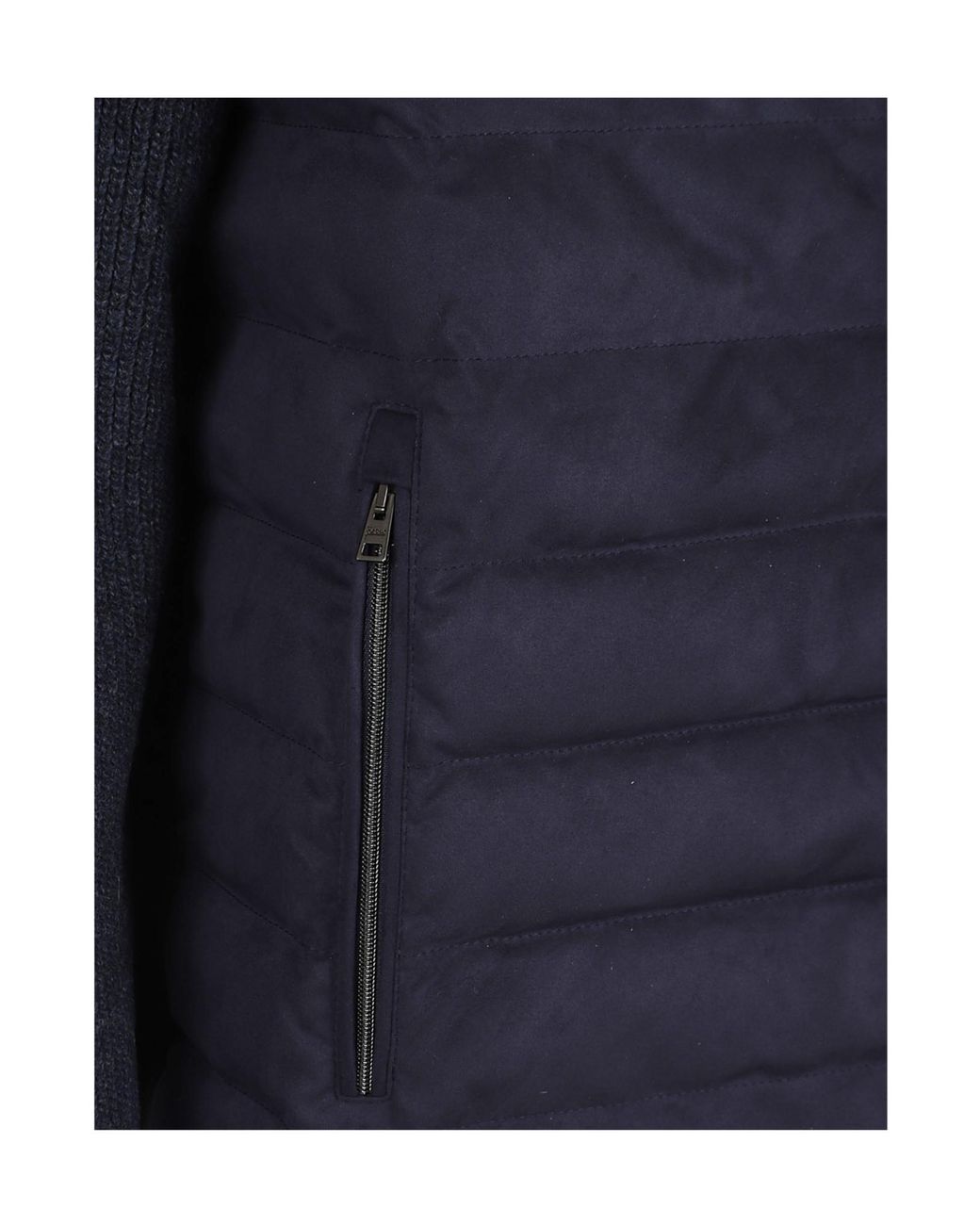 Herno Blue Resort Quilted-Hooded Jacket for men