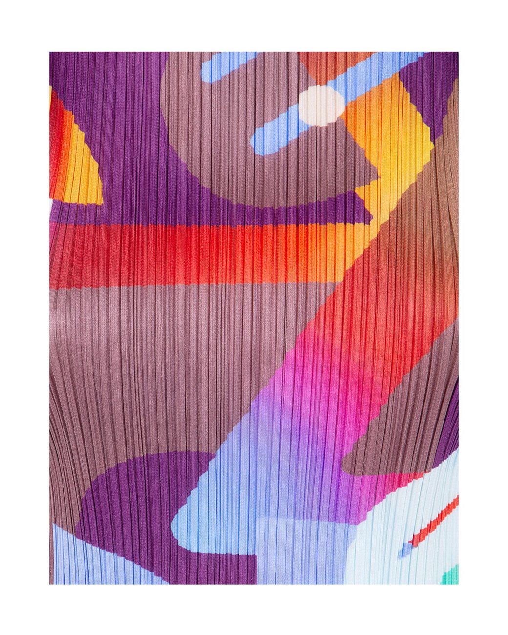 Pleats Please Issey Miyake Multicolor Pleats Please Issey Miyake Playground Top