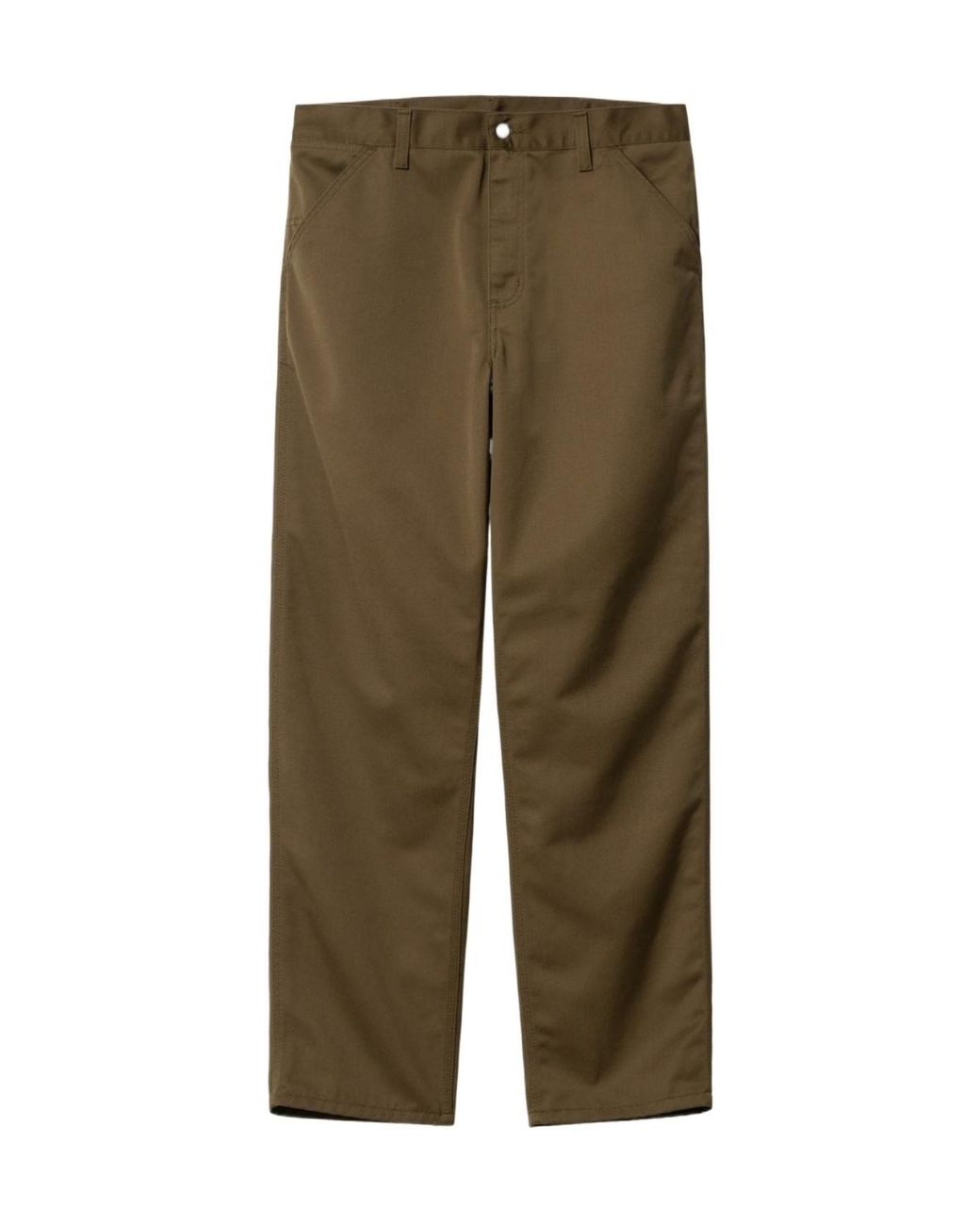 Carhartt Green Belt-Loop Casual Pants for men