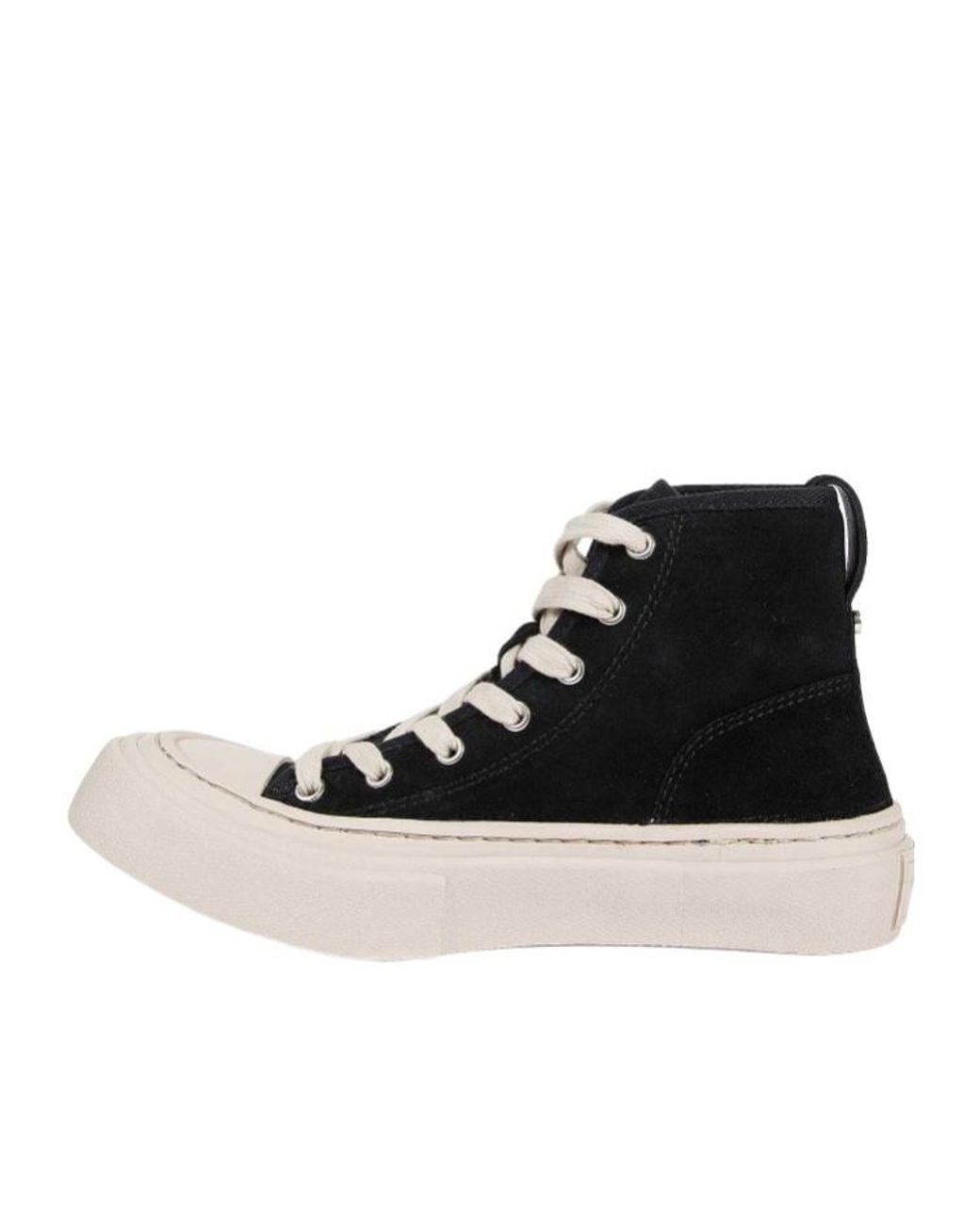 Ann Demeulemeester Black Sarin Vulcanized Mid-Top Sneakers for men
