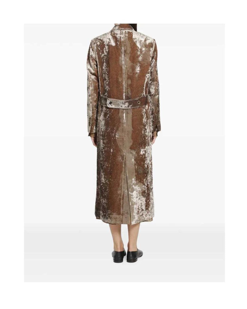 Uma Wang Natural Long-Sleeved Coat