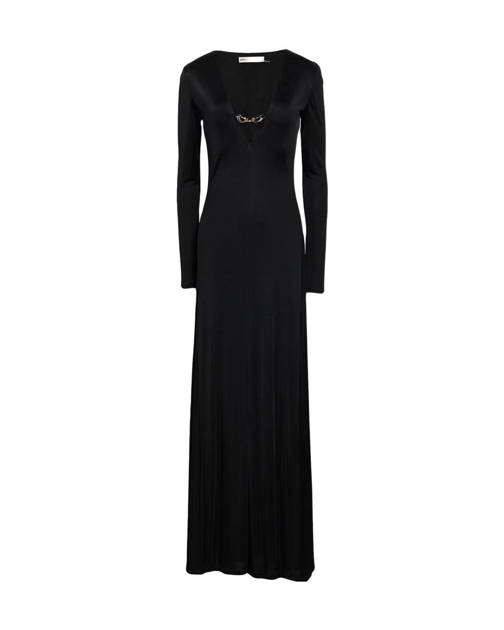Tory Burch Black Color-Blocked A-Line Skirt
