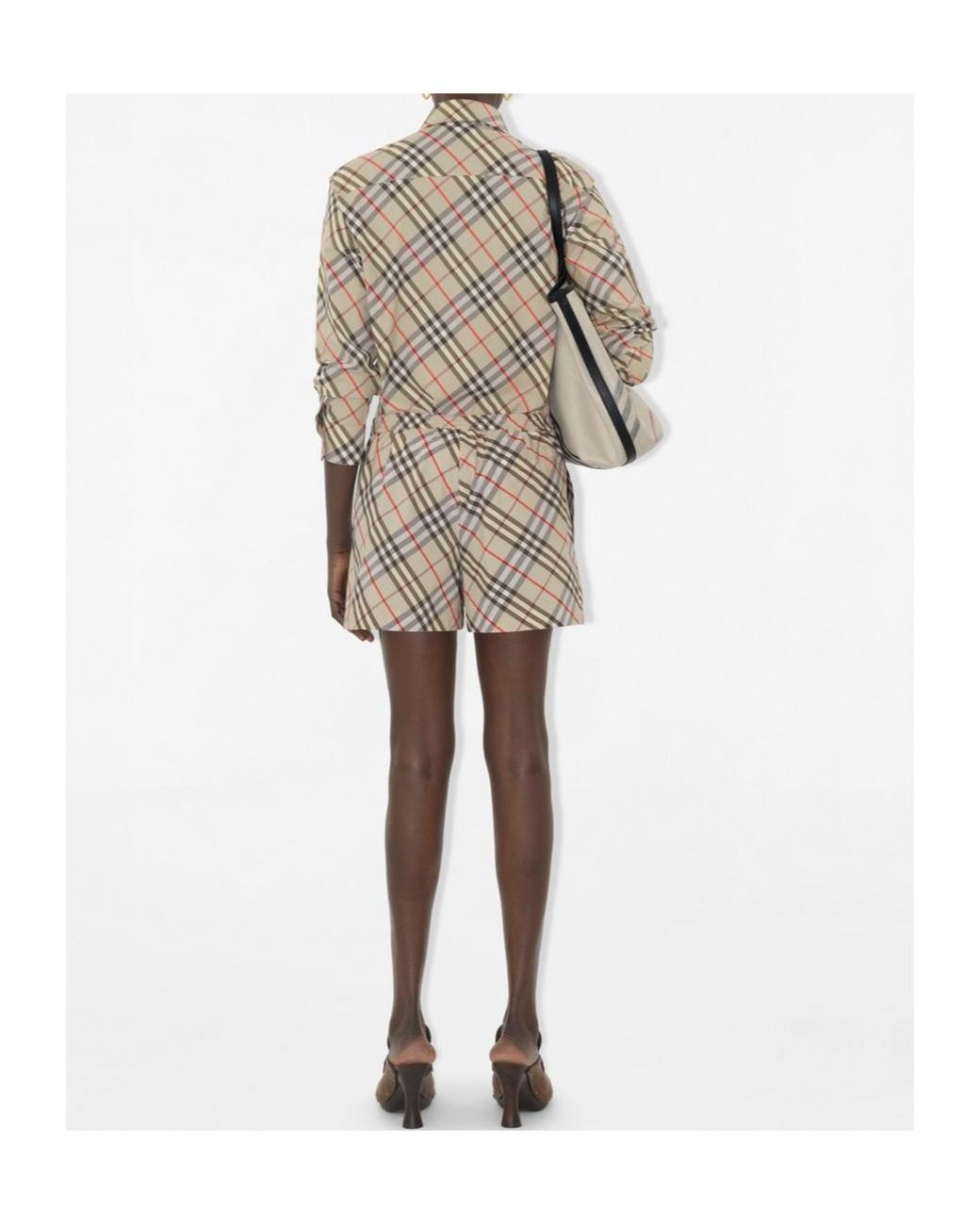 Burberry Multicolor Checked Drawstring Pyjama Shorts