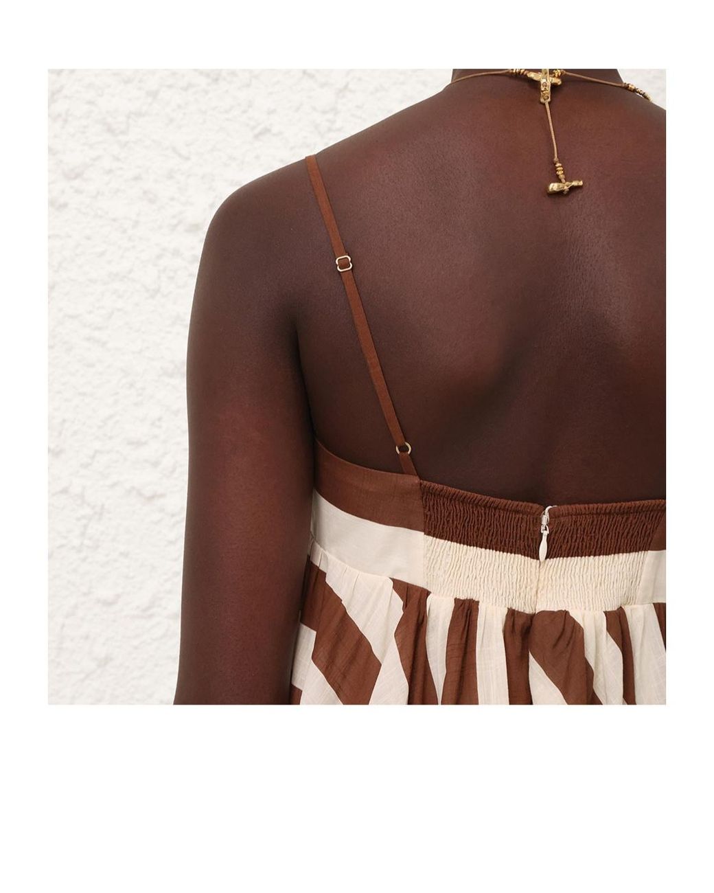 Zimmermann White Daylight Stripe Maxi Dress