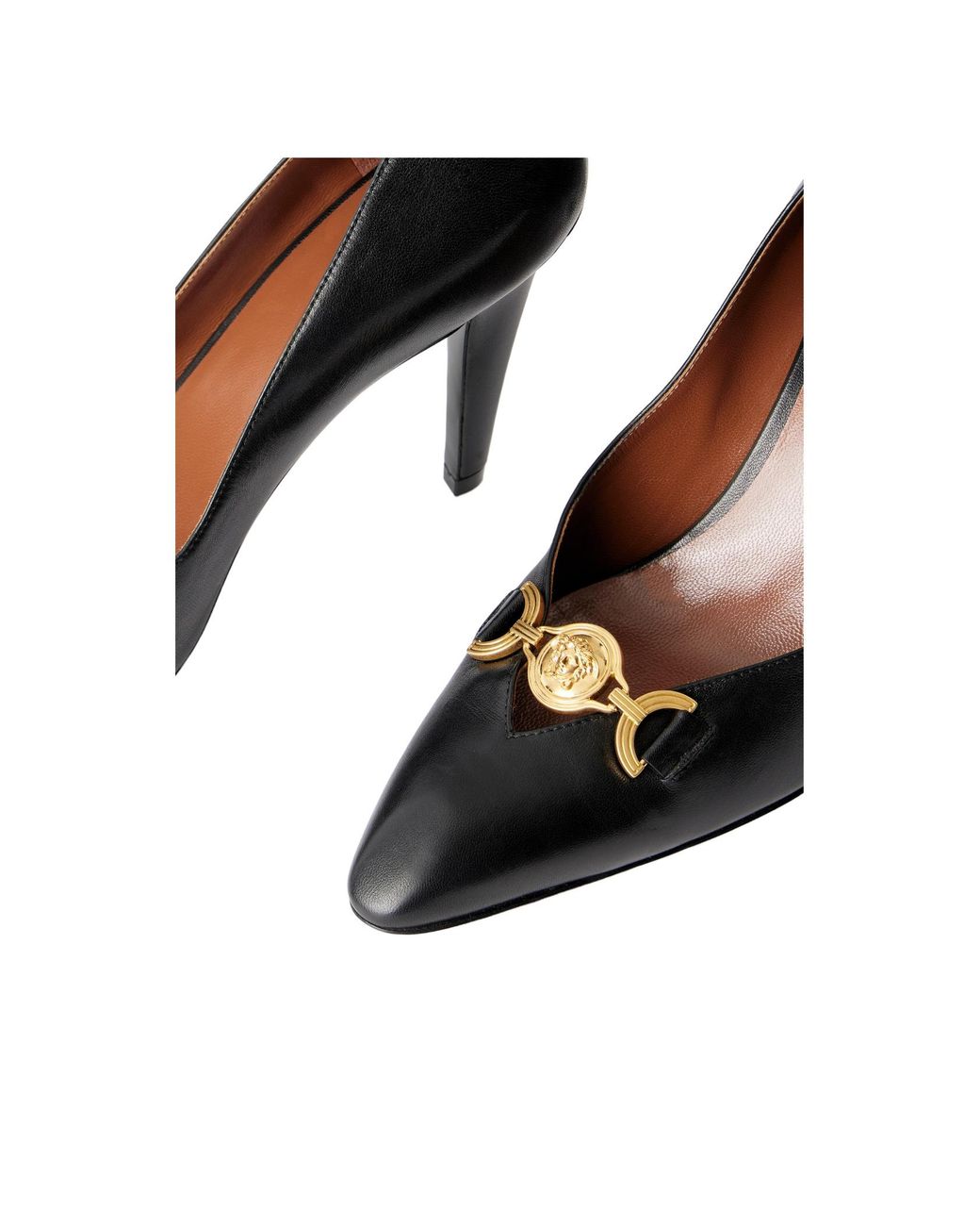 Versace Black Medusa 90Mm Heeled Pumps