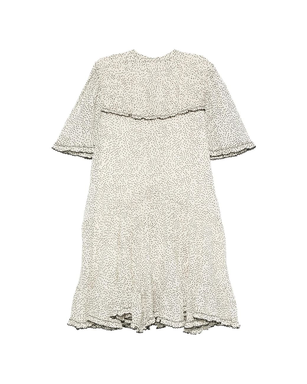 Isabel Marant White Isabel Marant Étoile Daynia Printed Mini Dress