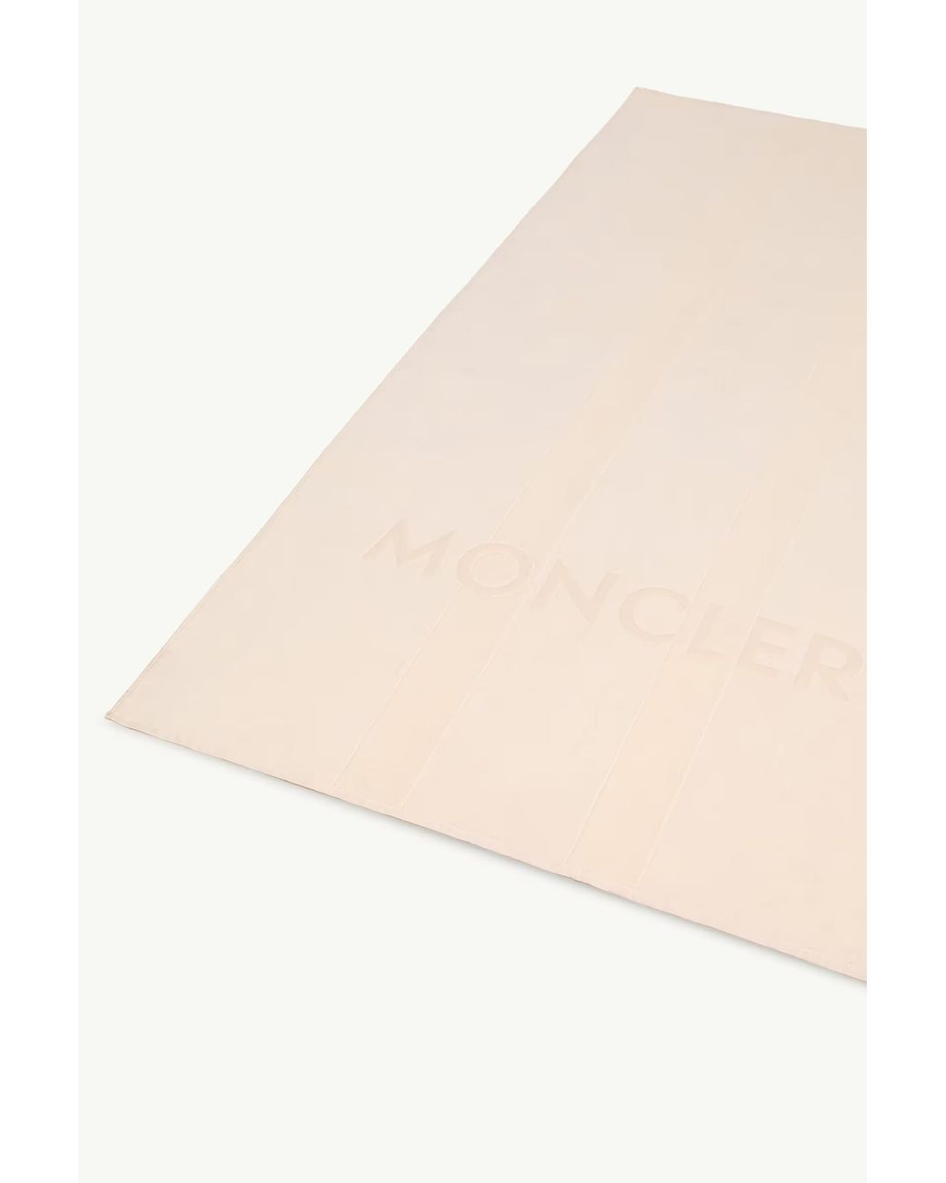 Moncler Natural Logo Cotton Beach Towel