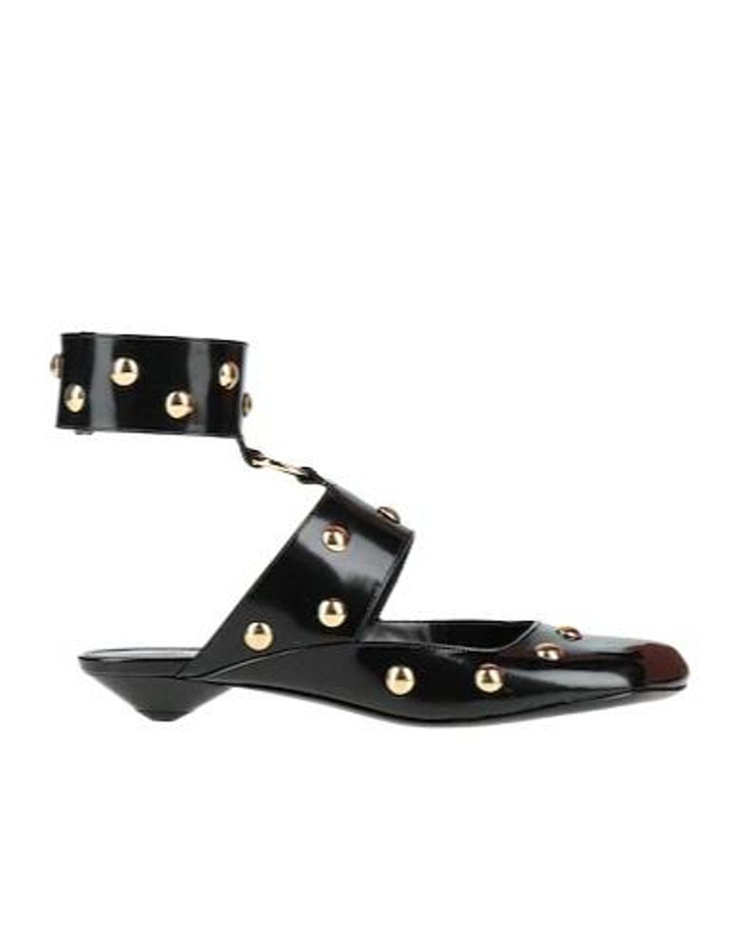 Chloé Black Squaretoe Ballet Flats