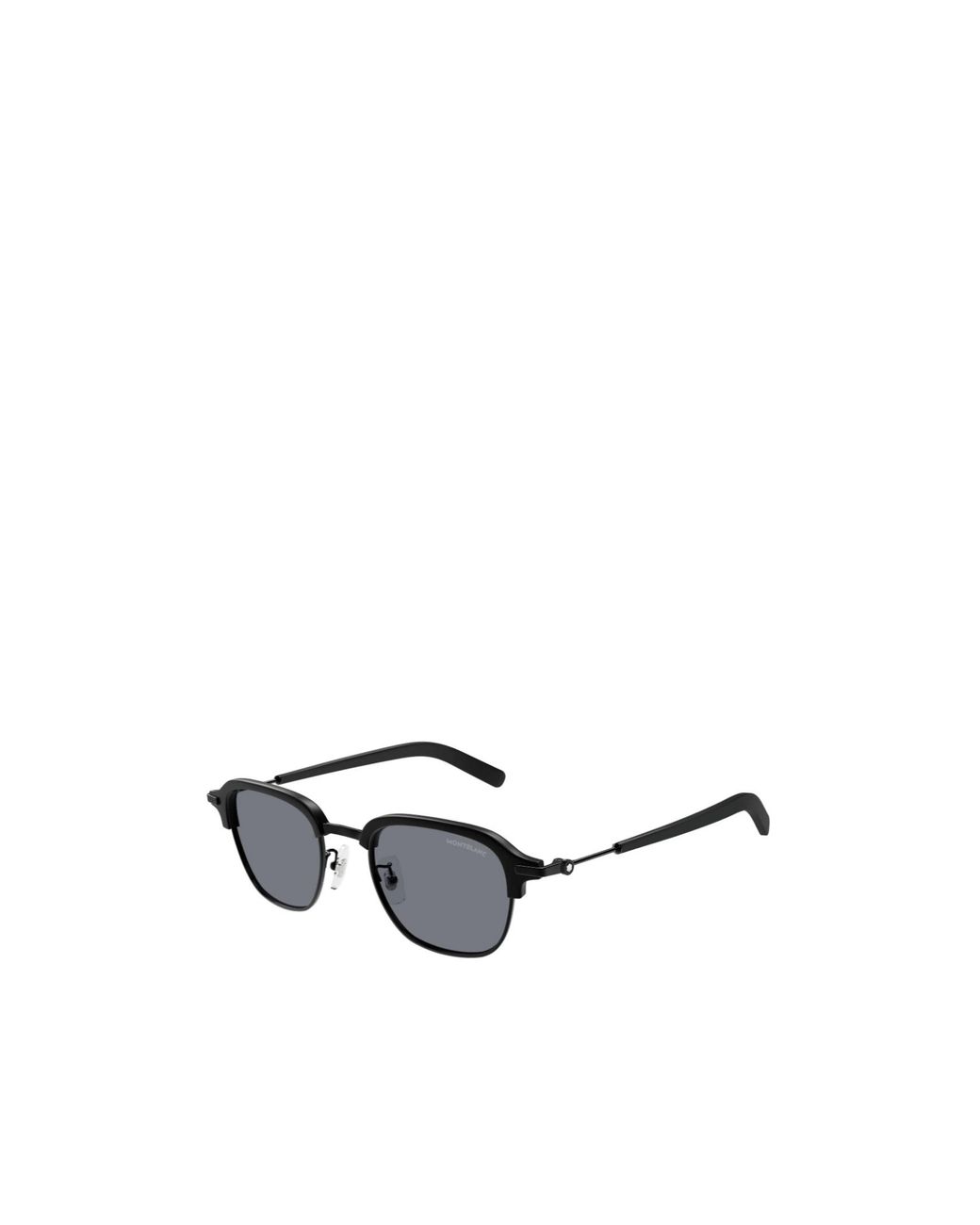 Montblanc White Eyewear Square Frame Sunglasses for men